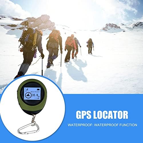 LUKEO Тракер GPS навигационен приемник, с катарама, която се презарежда чрез USB за горски туризъм, пешеходен туризъм,
