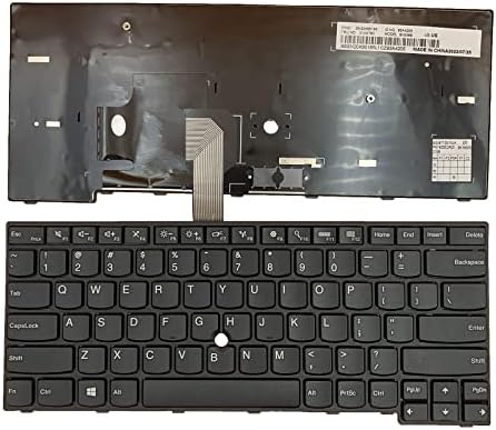 Замяна на лаптопа Американска Подредба Без светлина и без Сочещи клавиатура за Lenovo ThinkPad E450 E450C E455 e460 series