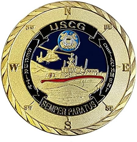 Сувенирни Монети на Бреговата охрана на Съединените Щати Основните Ценности на Вызовная Монета Ветеран Златна Възпоменателна Монета