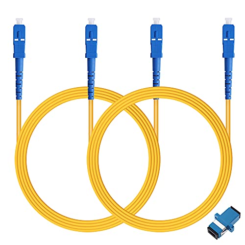 Mouobeet Двукомпонентен един режим оптичен кабел SC SC, Симплексный Оптичен кабел SCUPC, 9125um OS2 LSZH 5m UPC-2 елемента