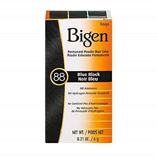 Перманентен пудровый цвят за косата Bigen 88 синьо-черна 1 бр (опаковка от 2 броя)