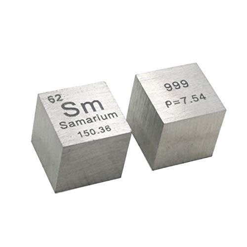 10 мм Самариевый Метален Куб 99,9% Чистота за Събирането на елементи Лабораторен Експеримент Материал Хоби Вещество Блок Дисплей