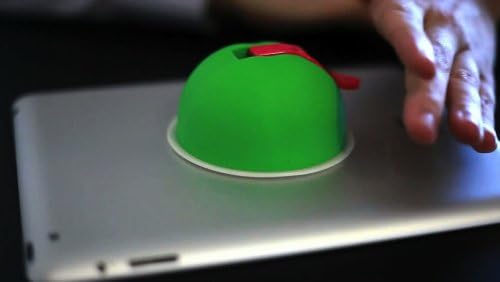 iSucker в бейзболно стил с червени лост за използване с iPad, Android, Samsung, Kindle, Nook. Това е ергономична дръжка,