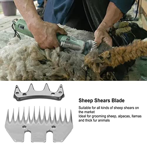 Нож за Срязване Овце, Нож За Стригане на Овце От Високо Стомана С Директен 13 Зъби, Електрически Нож За Рязане Руно,