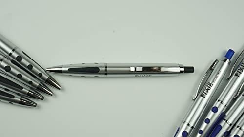 Стираемая Химикалка писалка с Гелевыми мастило Синьо/Черно - PIXIE - PLATINUM Class - Classic - 10 Дръжки - сдружение