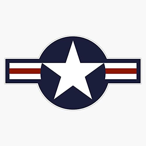 HOF Търговия Логото на военновъздушните сили на САЩ Vinyl Стикер С Логото на Водоустойчив Стикер За Стена, Лаптоп, Прозорец,