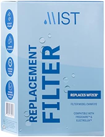 Подмяна на воден филтър за хладилник Mist, Съвместим с WF2CB, PureSource2, FC100, 9916, 469916, 3 опаковки