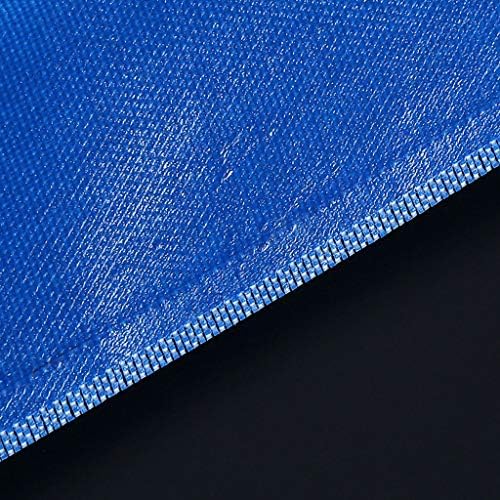 YQJYMFZ 350 г/м2 Външни платно листове ултра силна синя водоустойчива трайно покритие от tarps с проушинами (Размер: