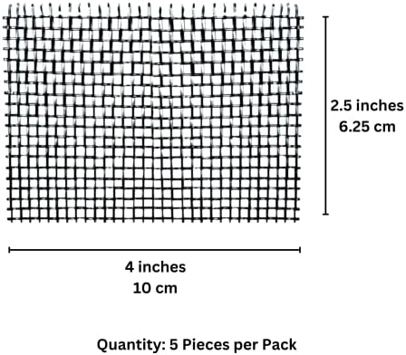 Мрежа от неръждаема стомана Luffy Betta и Гущер Грива, На 2,5 × 4 Инча, Смяна на филтър за миялна машина, Покриване на