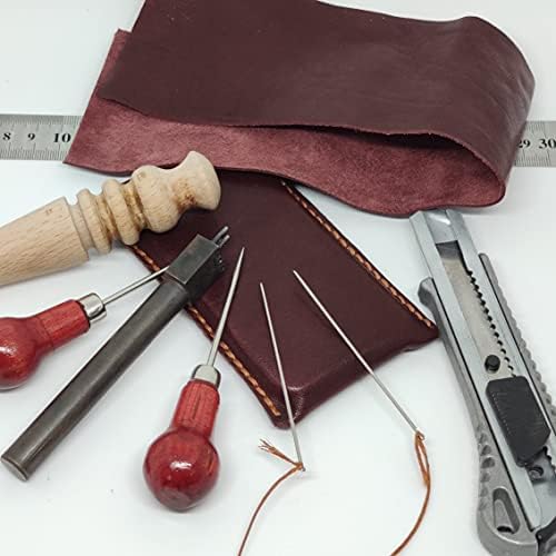 Чанта-кобур от естествена кожа за Честта Play 8A, Калъф за вашия телефон ръчна изработка от естествена кожа, Изработен