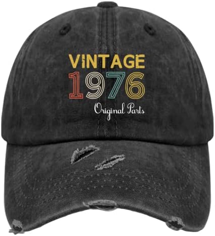 Подарък Шапка на рождения Ден на 47th Birthday Реколта бейзболна шапка 1976 Г. за Мъжете Реколта от Деним, бейзболна