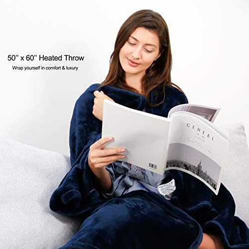 Електрическо Фланелевое Моющееся одеяло Homde с размер 50 х 60 см с подгряване на регулатора автоматично изключване с