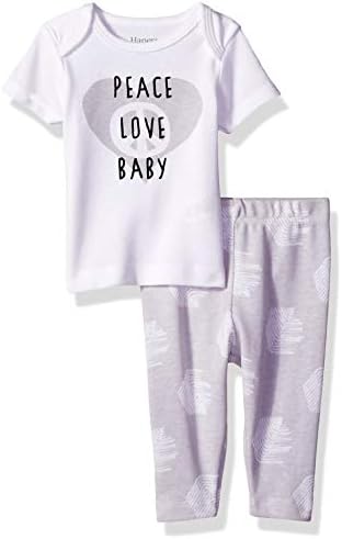 Комплект от 2 теми Hanes Baby-boys Ultimate Baby в флекси (Панталони с тениска с къс ръкав)