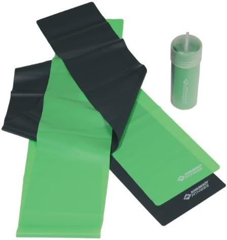 Мъжки тренировочная лента Schildkrot Fitness (опаковка от 2 броя) - зелена, 1,6 кг