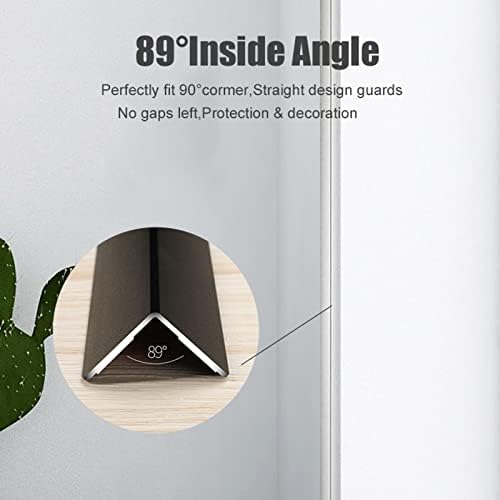 Алуминиеви Стенни, Ъглови щитове HAIXHX ширина 3,6 см, ъглови Окантовочные апликации 89 ° с самоуправление в основата
