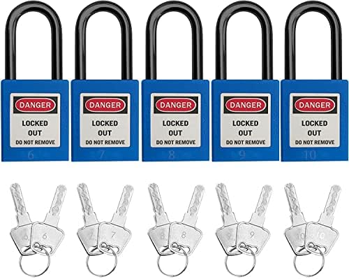 Катинари SAFBY Lockout Tagout Лото Safety с друг ключ, катинари OSHA Лото Safe за станции и устройства Lock Out Tag Out