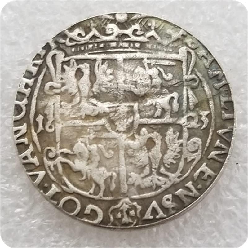 Старинни Занаяти Полска Монета 1623 Възпоменателна Монета Сребърен Долар