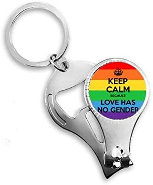 Гей Лесбийки Трансгендер е бисексуален ЛГБТ Кусачка за Нокти Халка Ключодържател Отварачка За Бутилки Машина За Рязане