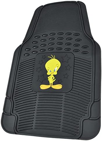 Автомобилни постелки BDK Tweety Bird, Официално Лицензирана от Warner Bros Looney Tunes, Защита на вътрешността на колата