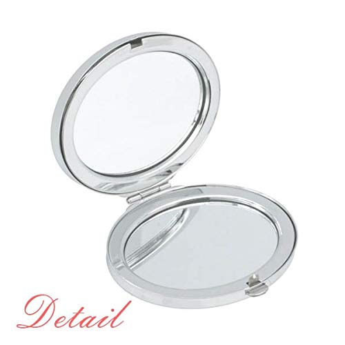 Черното Огледало с Шарени Характер Преносими Сгъваеми Очила За Грим Ръце С Двойни Странични Стъкла