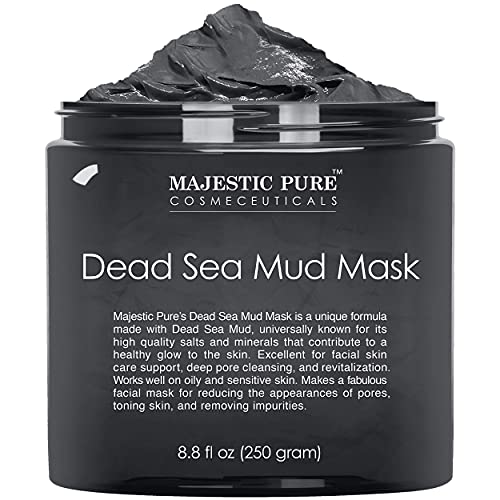 Комплект кал маска MAJESTIC PURE Мъртво море (8,8 грама) и Многократно моющейся маска за лице (3 опаковки)