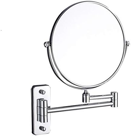 Огледало за грим, Тоалетно огледало с 3-Кратно увеличение, Двустранно Стенно Огледало, завъртащо се на 360 °, Выдвижное