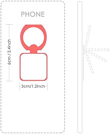 Година На Кон Животно Порцелан Зодиак Червения Площад Пръстен За Мобилен Телефон Поставка Притежателя Скоба Универсална