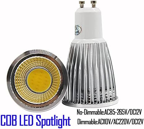 GSYFDZSWZX Fengyan Домашни Лампи Светодиодна Лампа Spot Лампа GU10 COB LED 110V 220V 230V Прожекторная Лампа E27 E14