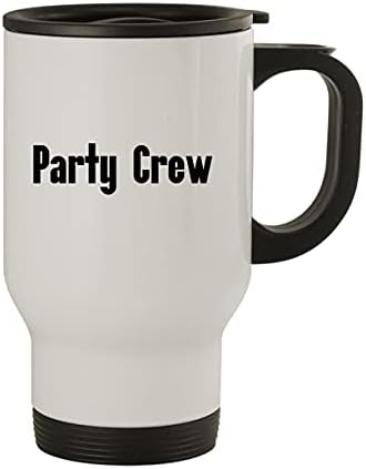 Molandra Products Party Crew - Пътна Чаша от Неръждаема Стомана с тегло 14 грама, Сребриста