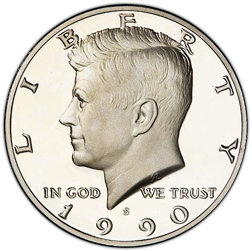 Монетен двор на САЩ 1990 - ТЕ години Proof Kennedy Half Dollar Choice Без лечение
