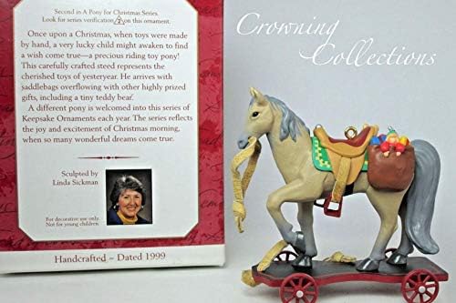 Сувенирное украса Hallmark - Коледен пони 2 в сбирка серия 1999 г. (QX6299)