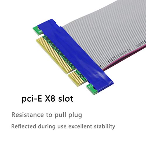 Кабел за свързване GELRHONR PCI-E с до 8X 16x конектори, Удлинительный кабела PCIE 8X с конектор PCI-E конектор 16X за