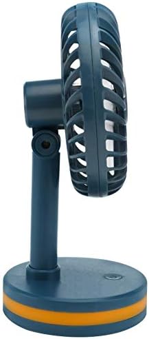 WINOMO Ръчен Преносим Вентилатор Въздушен Вентилатор Многофункционален Настолен Вентилатор USB Mini Fan Blue Носене Фен