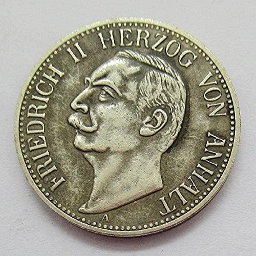 Германия 3 Марка 19091911 Чуждестранни Копия Медни Възпоменателни монети