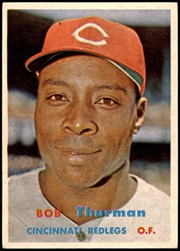 1957 Topps 279 Боб Търман Синсинати Редс (Бейзболна картичка) БИВШИЯТ играч на червените