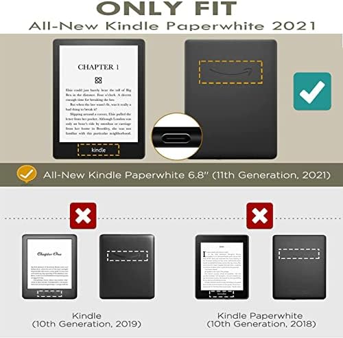 Калъф за електронни книги Paperwhite 11-то поколение, съвместими с 6,8-инчов Kindle Paperwhite 11-то поколение, корица