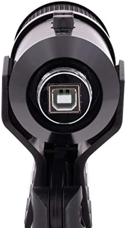 CAD Audio U49 USB Широкоформатен Страничната Адрес Студиен микрофон с Монитор за Слушалки и ехо-сигнал, Черен