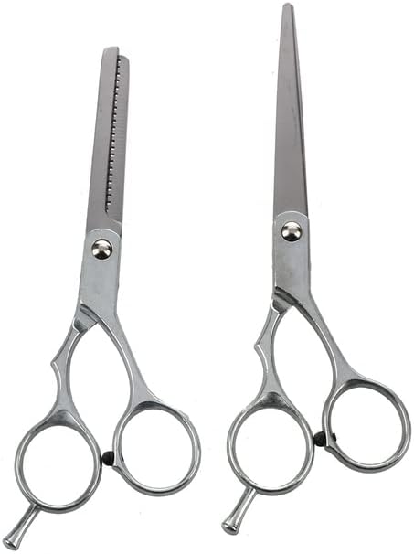 Продажбите на едро 2 Ножици за Подстригване на Коса Hairdresser Sculptor от неръждаема стомана с поставка за пръстите