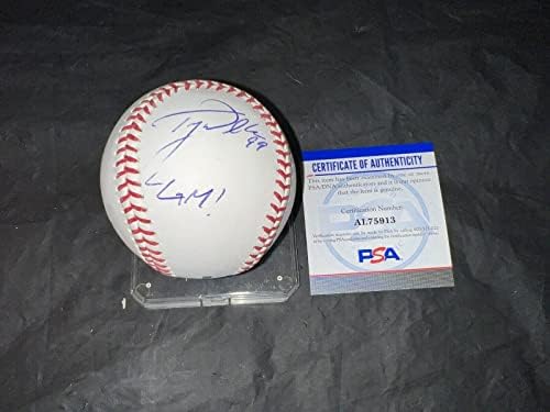 Тайцзюань Уокър подписа договор с Висша лига бейзбол Ню Йорк Метс Ол Стар PSA / Бейзболни топки С ДНК-Автограф
