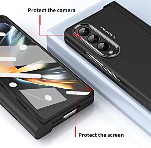 Калъф за съхранение на приспособления Galaxy Z Fold 4, Защитен калъф за притежателя на дръжки на панта S с украса за
