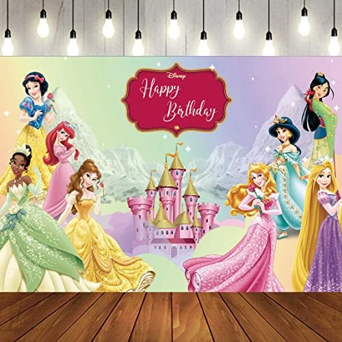 Декорация За Рожден Ден На Принцеса, Стенни Аксесоари За Парти На Принцесата, Фон, Украса За Рожден Ден За Момичета