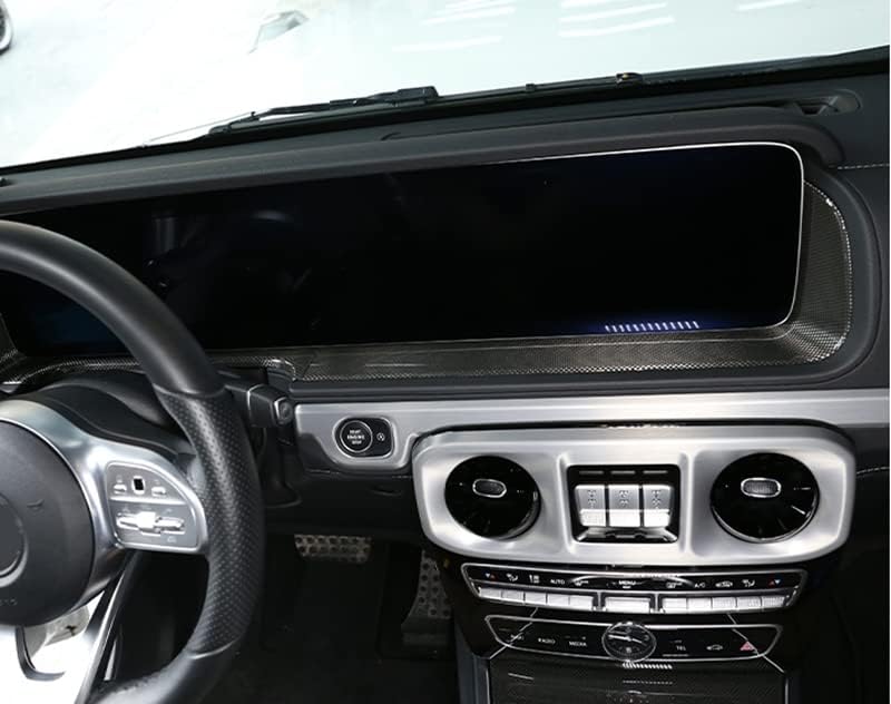 Нови накладки за навигатор от въглеродни влакна, съвместими с Mercedes Benz G-Class W464 2019-2023 G350 G400 G500 (един