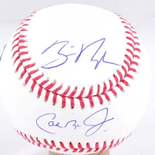 Кал кал ripken-младши Били кал ripken Подписа Бейзболни топки Rawlings OML - Fanatics BAW Holo - Бейзболни топки с автографи