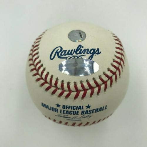 Мариано Ривера е Подписал Холограми STAT Baseball Steiner и на MLB с Големи Надписи - Бейзболни топки с Автографи