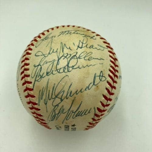 Прекрасен екип от 1983 г., Philadelphia Phillies NL Champs Подписа договор с JSA по бейзбол - Бейзболни топки с автографи