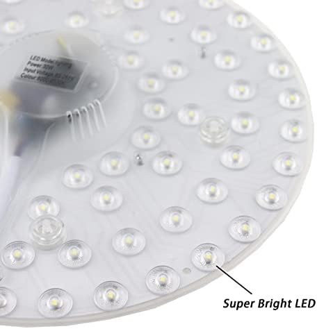 Rext 10 30 Watt led лампа, Комплект за дооснащения 85-265 от 6000 До дневна светлина в Бял Цвят, Led панел за монтаж
