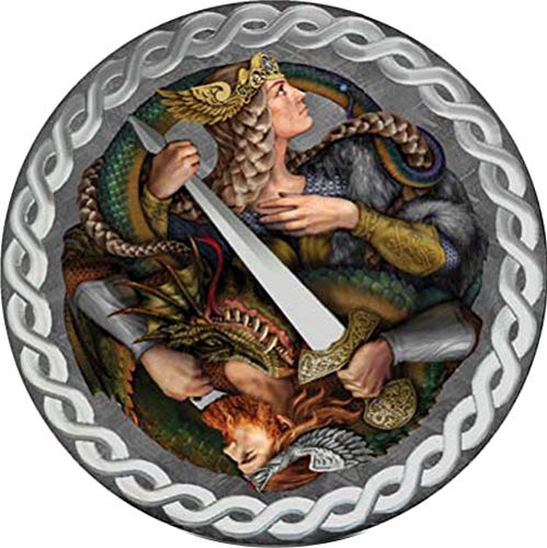 2019 DE Модерна Възпоменателна монета PowerCoin Легендата за Нибелунгском Железном метеорите Muonionalusta 1$ Ниуе 2019