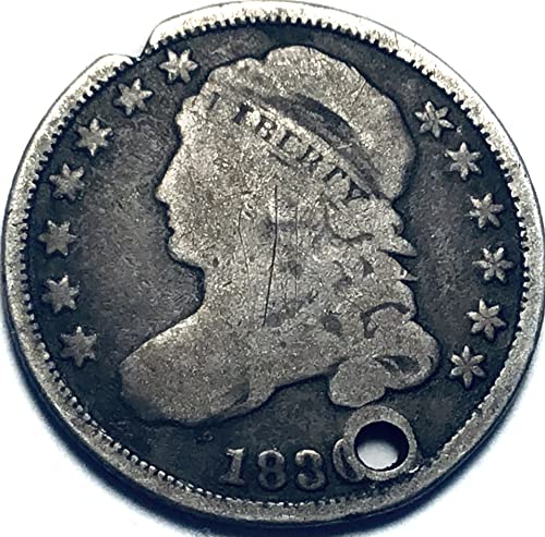 Бюст 1836 Р, Гарнирани С Малка Сребърна Десятицентовиковой Монета, Продавачът Добър