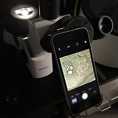 Адаптер за камера LaBOT Microscope за iPhone (само в джоба, без обектив) (iPhone Xs Max, сив)