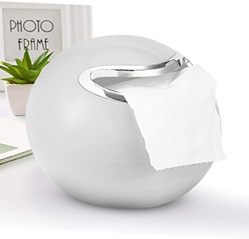 Нов Държач за Тоалетна хартия Lon0167 от ABS-пластмаса, с Диаметър 180 мм Бял цвят с Двойно предназначение (180 мм Durchmesser ABS-Kunststoff-Вайсс-Цвайфах-Runde Toilettenpapierhalter